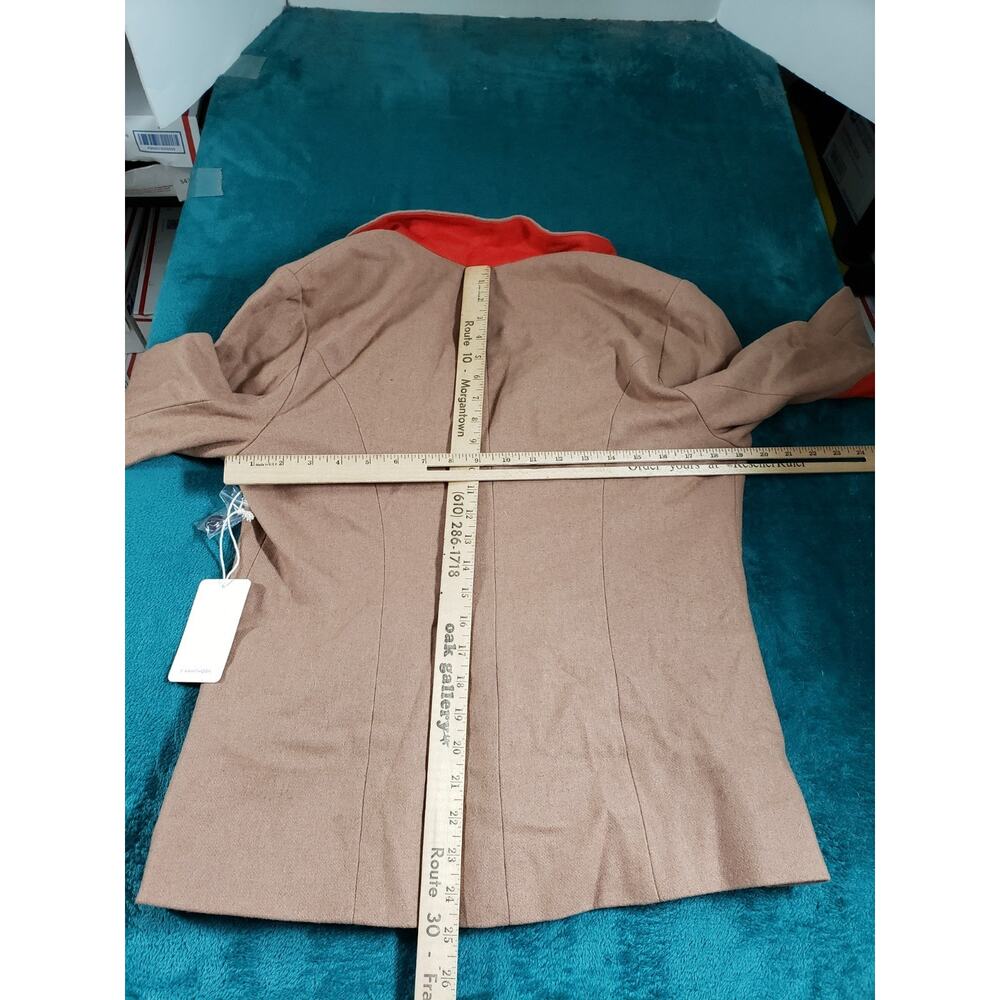 41Hawthorn Blazer Size Large Womens Beige Two Button Elbow Patches Ladies NWT - Picture 8 of 10